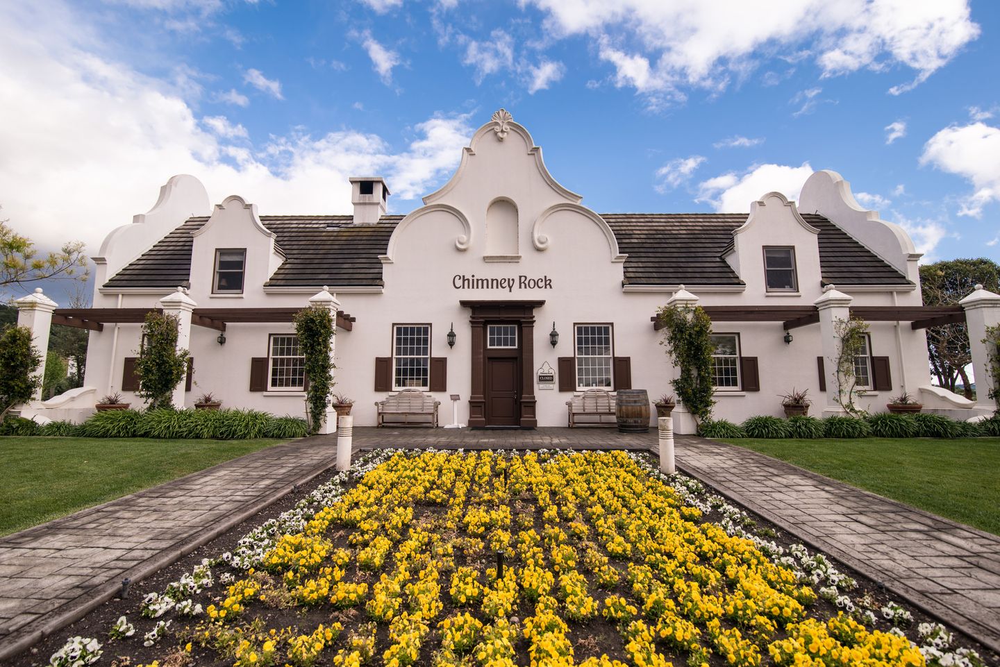 Front of winery