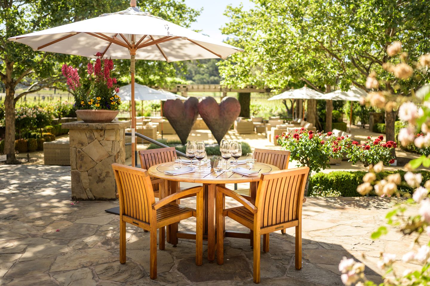 Table outside