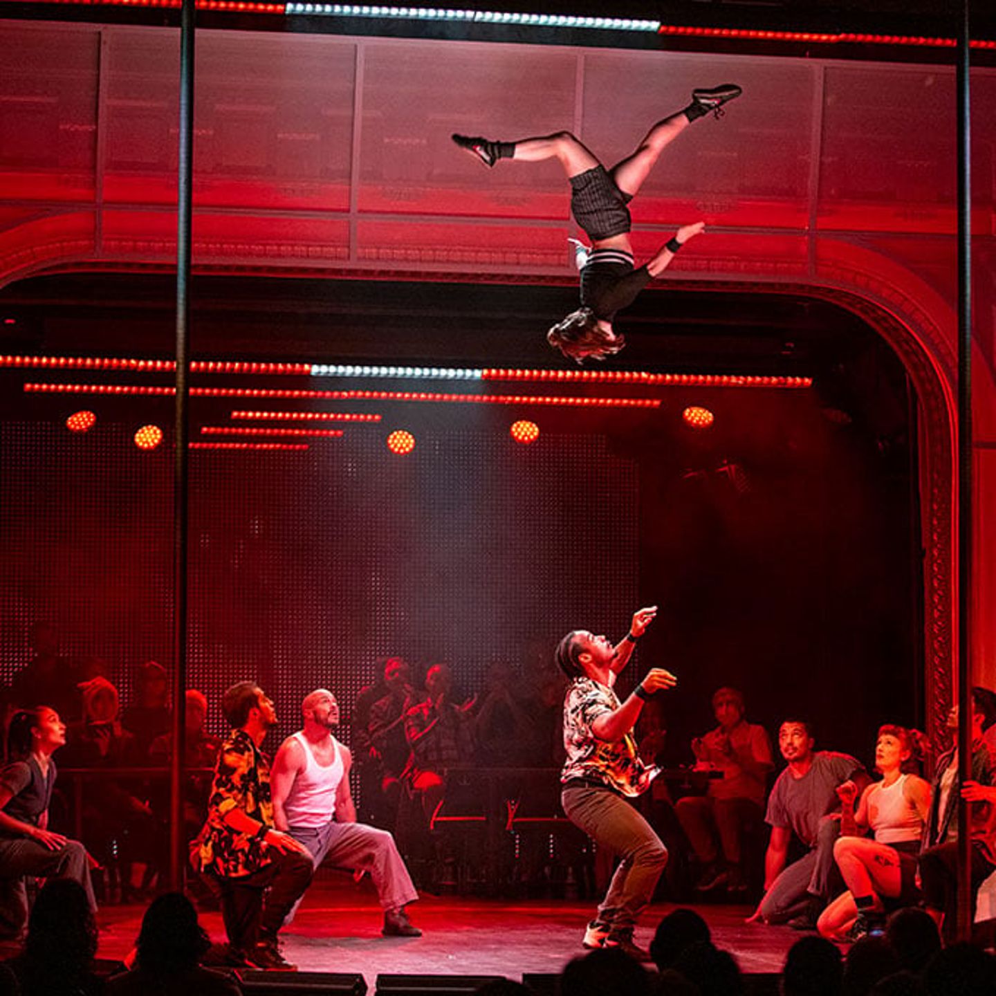 Entertainer in air