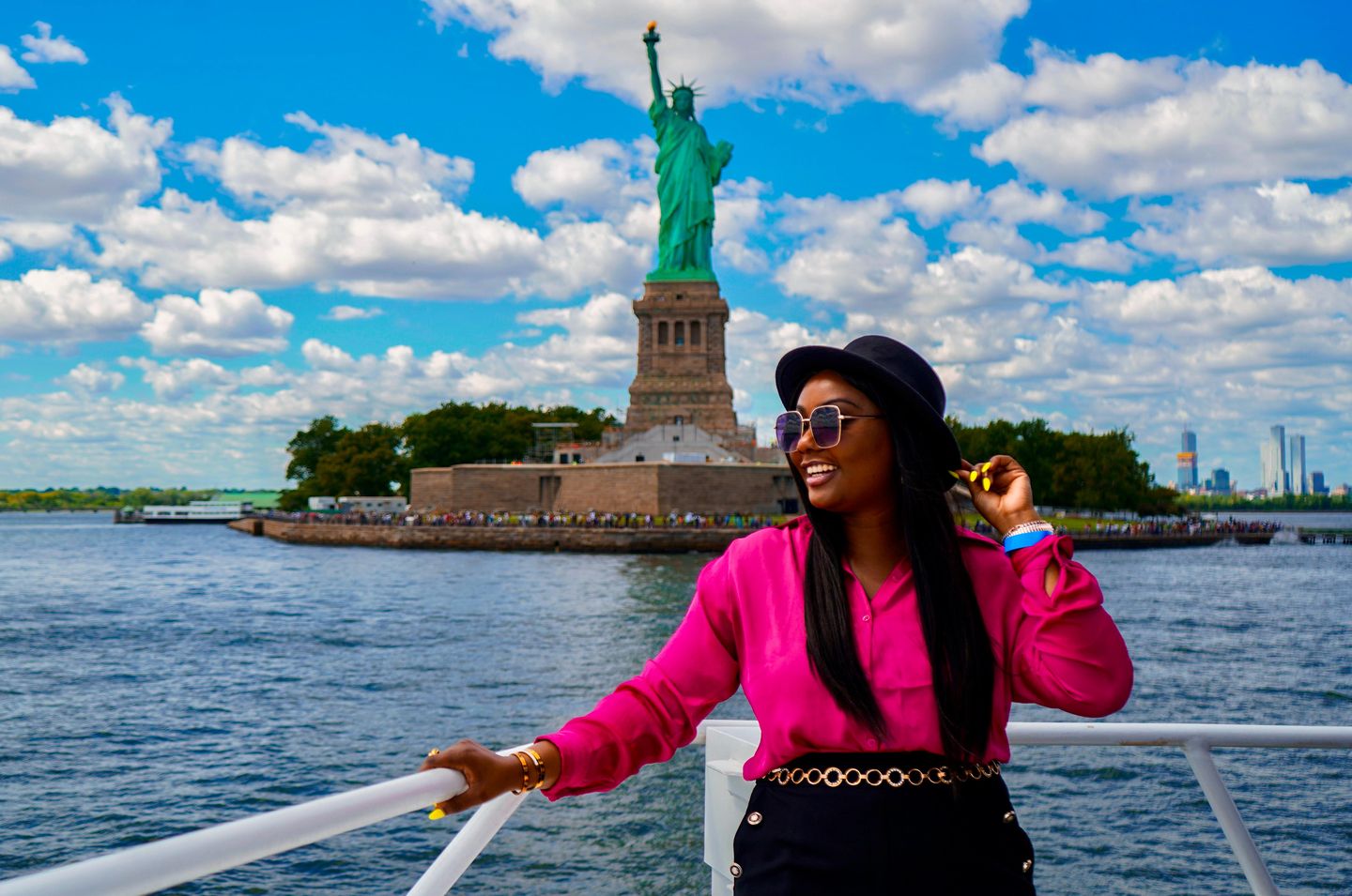 Woman on NY Cruise