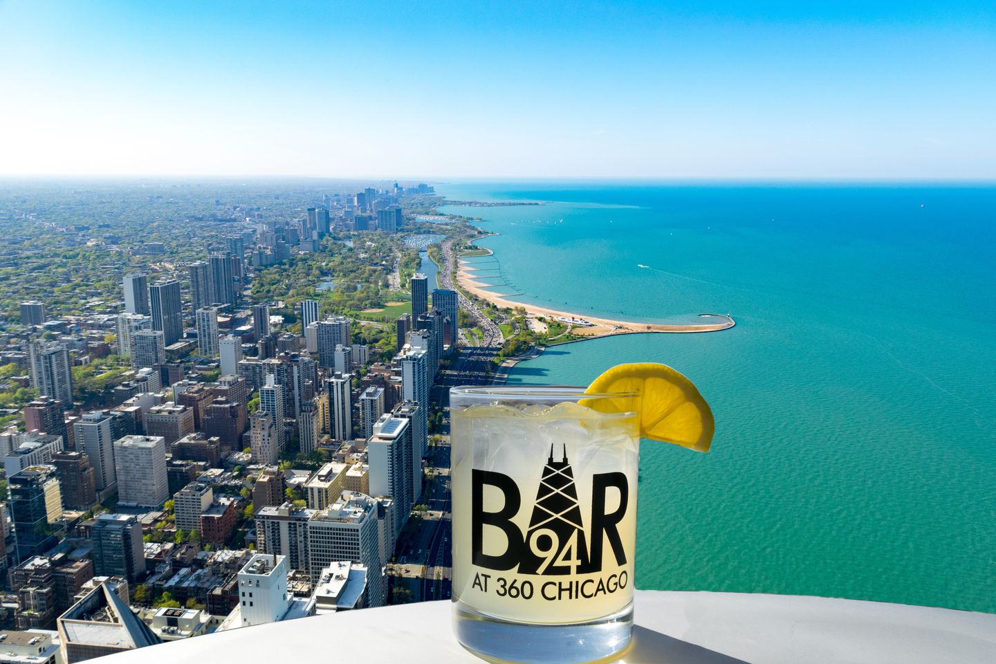 Drinks and Beach Views