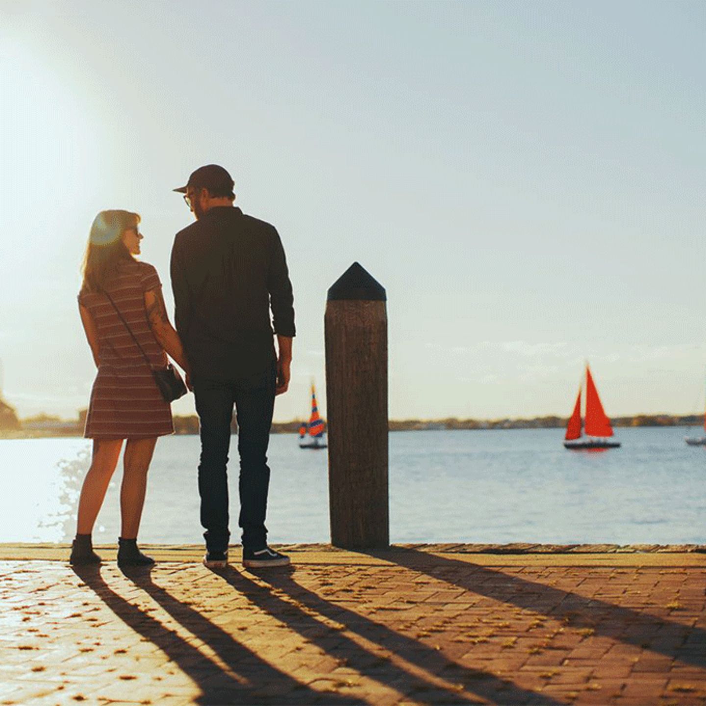 Couple on Pier