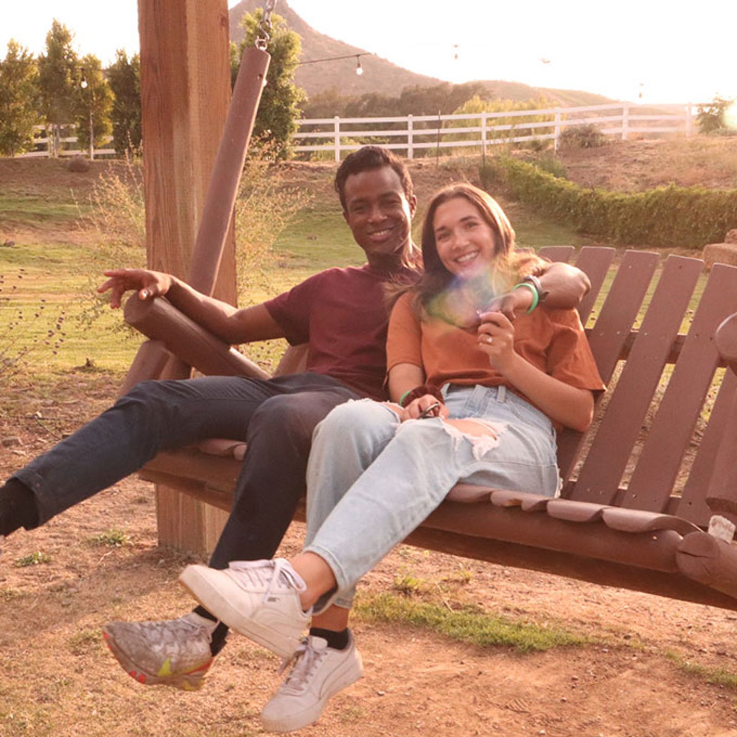 Couple on Wine Hike