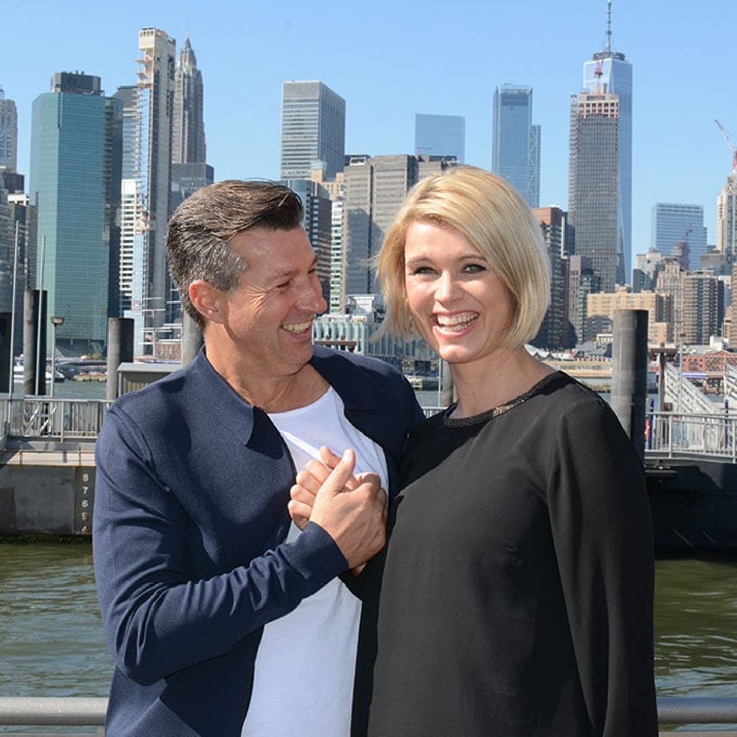 Couple with New York Skyline