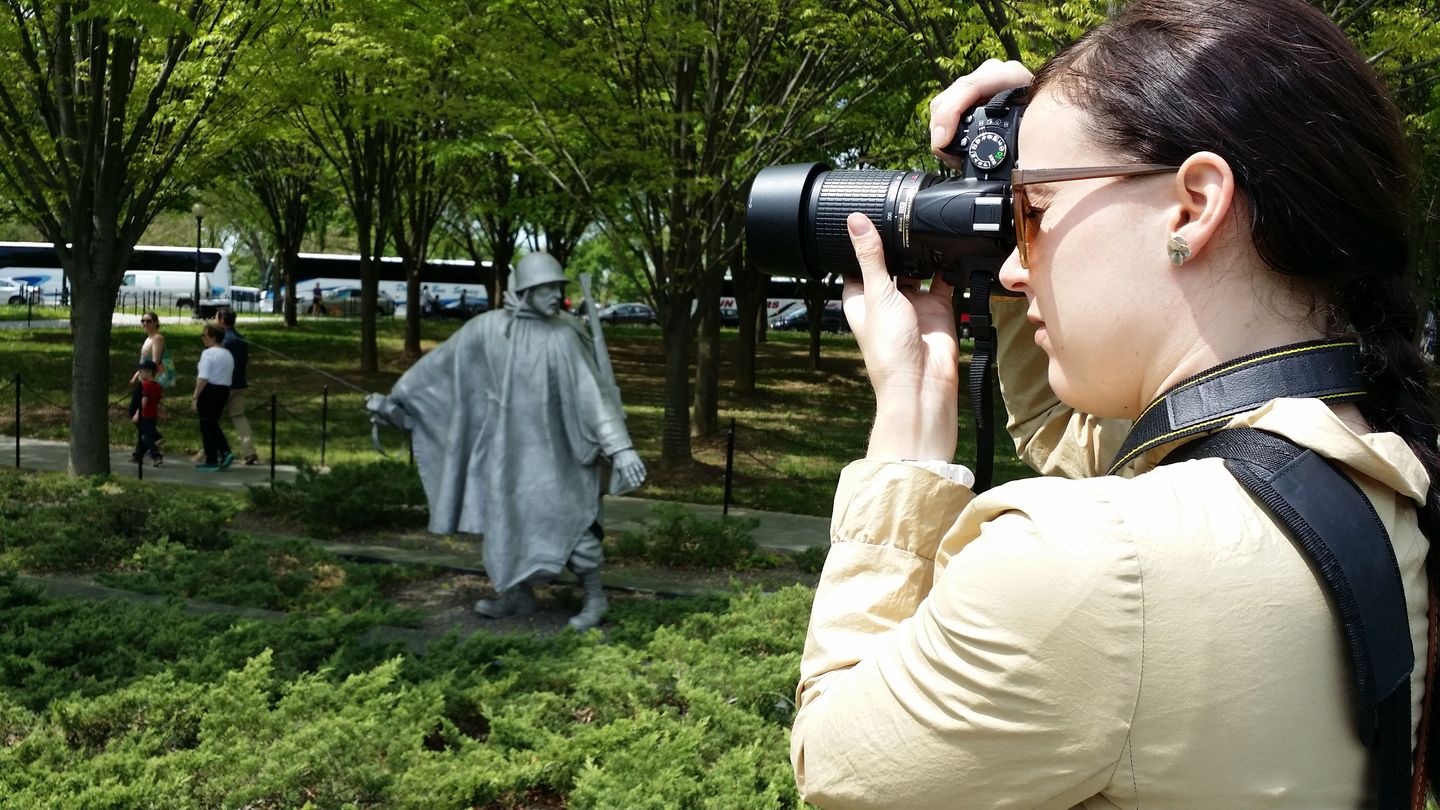 Woman with Camera
