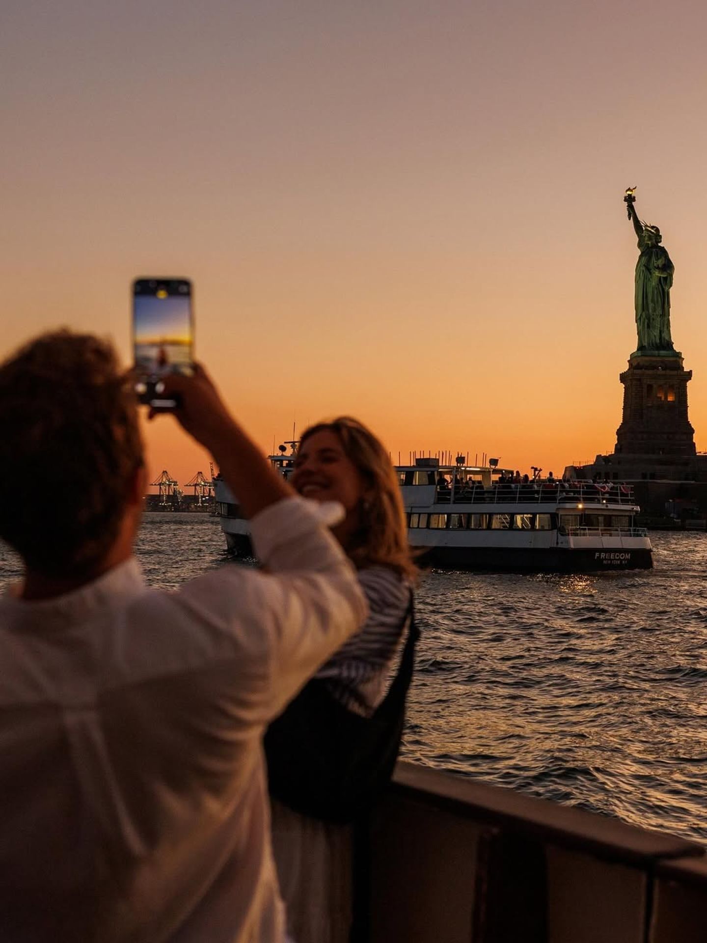 Picture with Statue of Liberty
