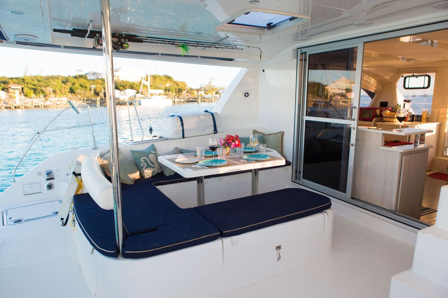 Bar on Catamaran