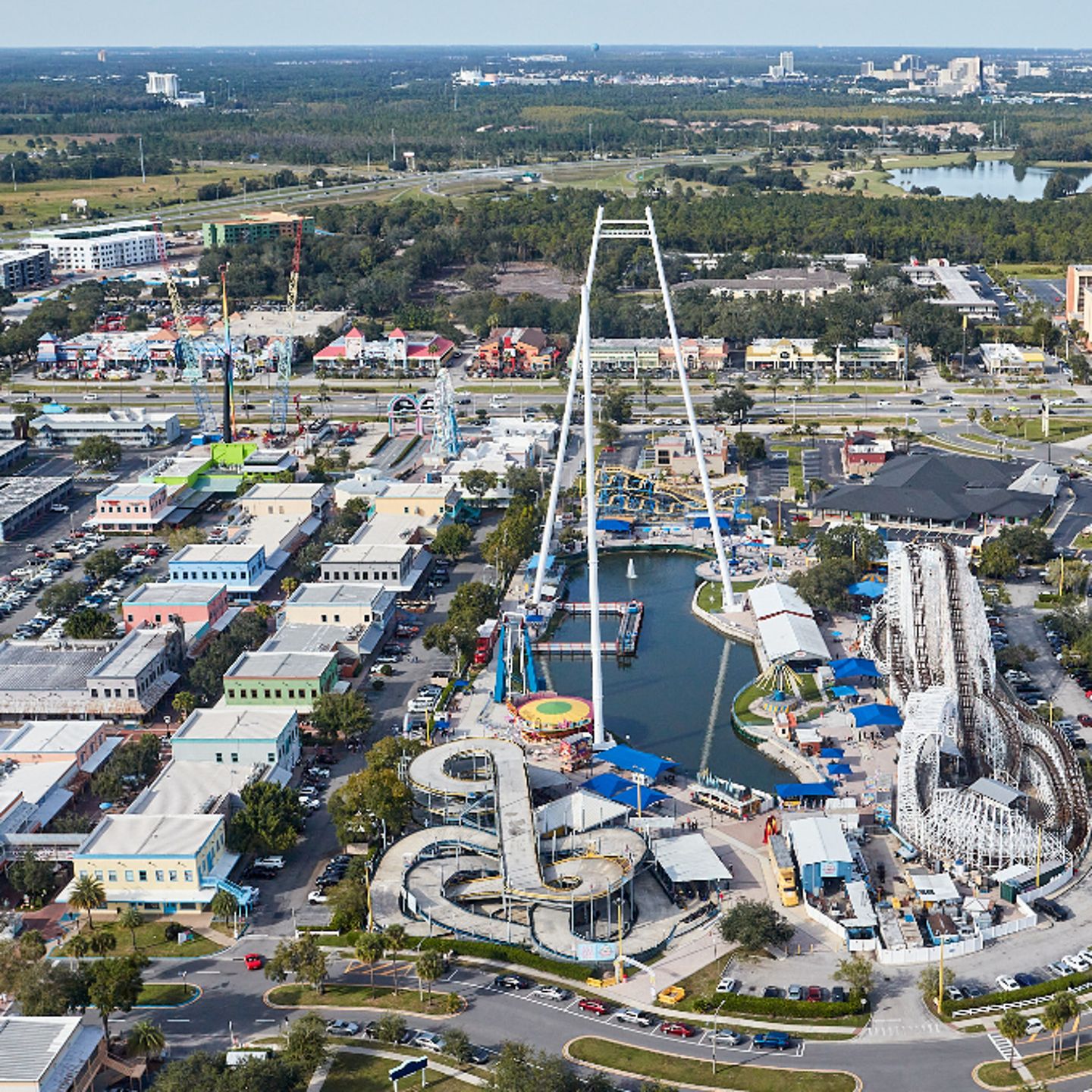 Theme park view