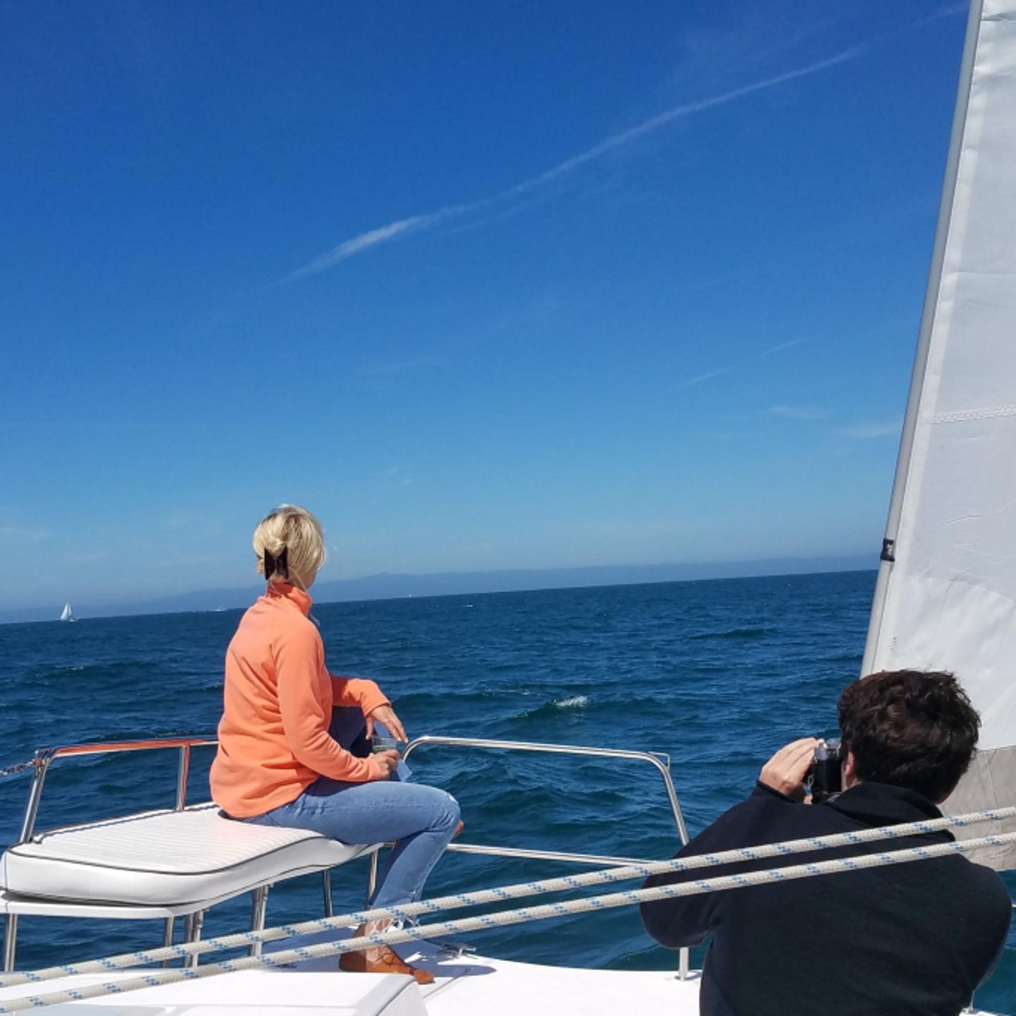 Woman on boat