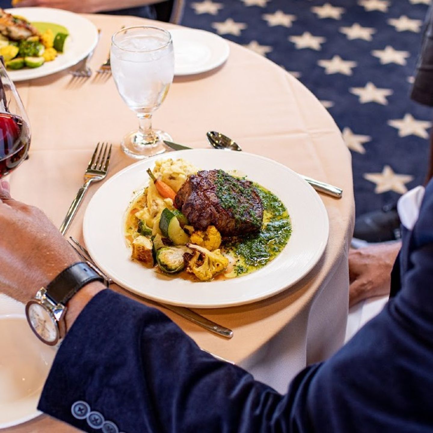 Dinner on Cruise