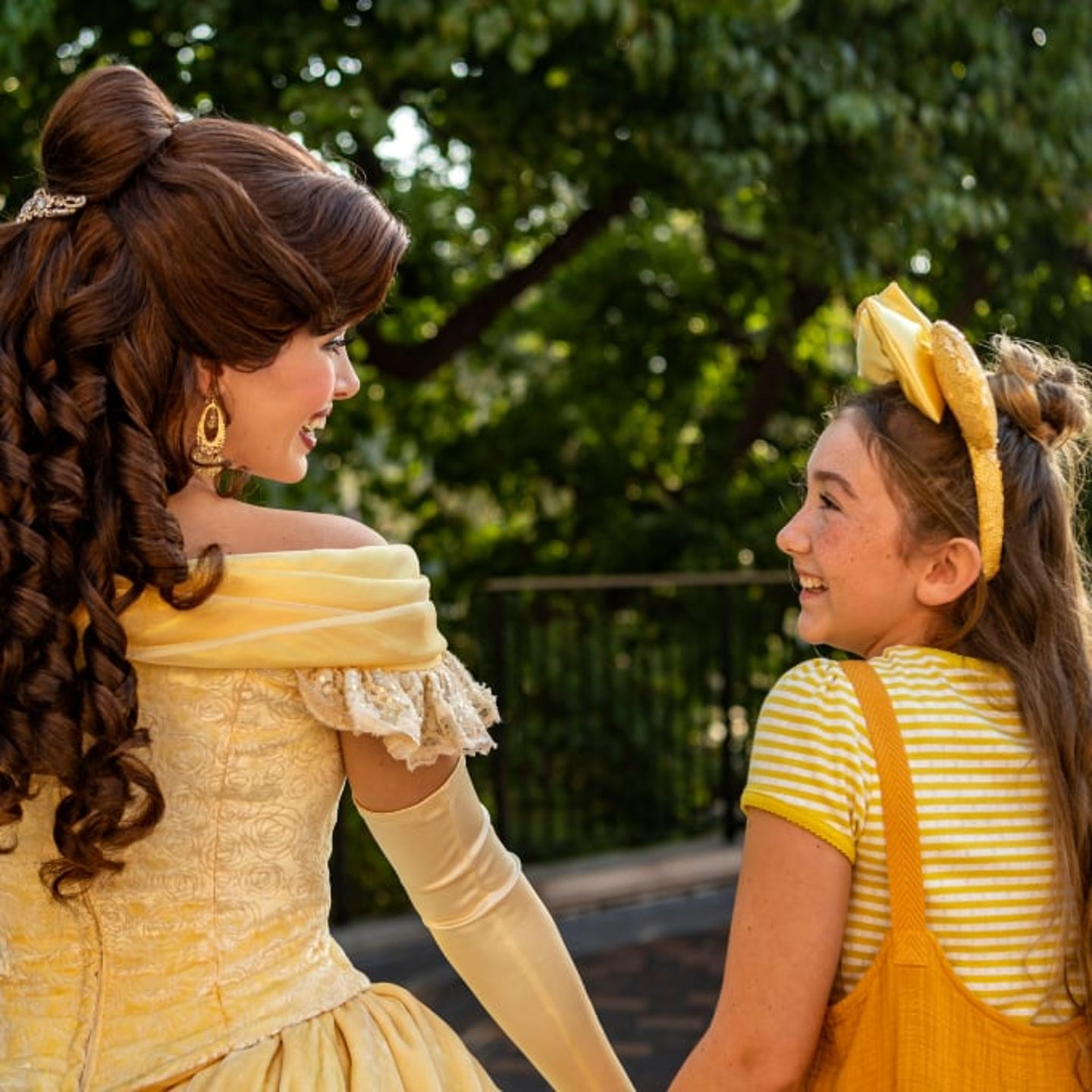 Kid with ©Disney Princess Belle