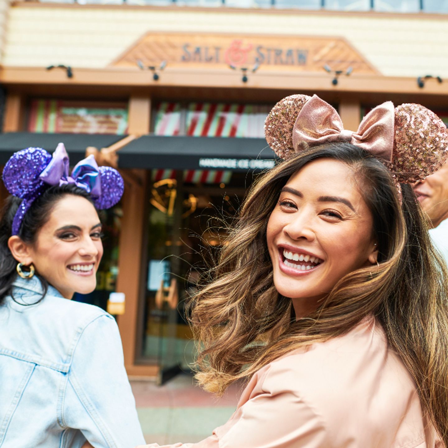 Two girls with Mickey ears at ©Disney 