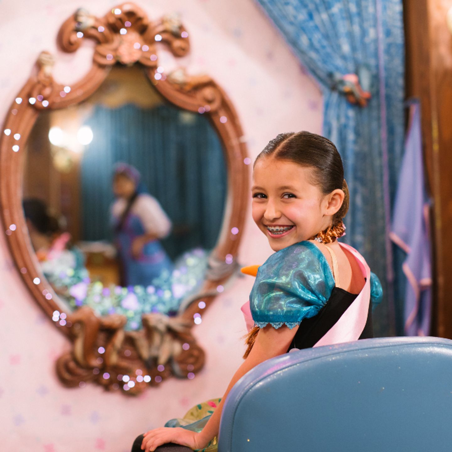 Girl becoming a ©Disney princess