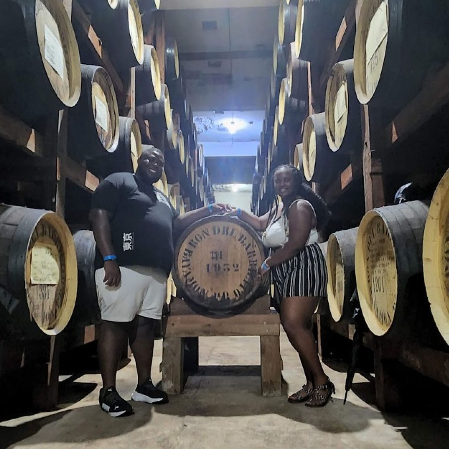 Barrels in Distillery