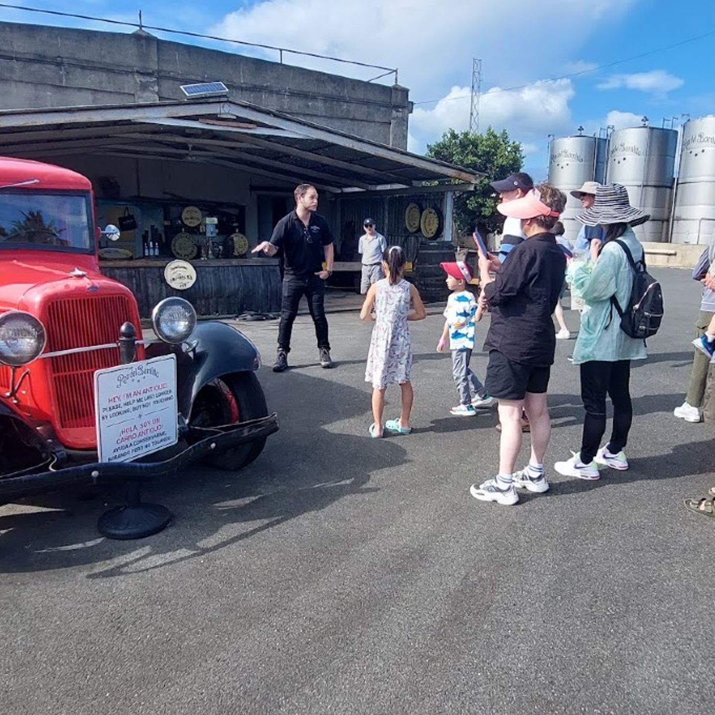 Group on Distillery Tour
