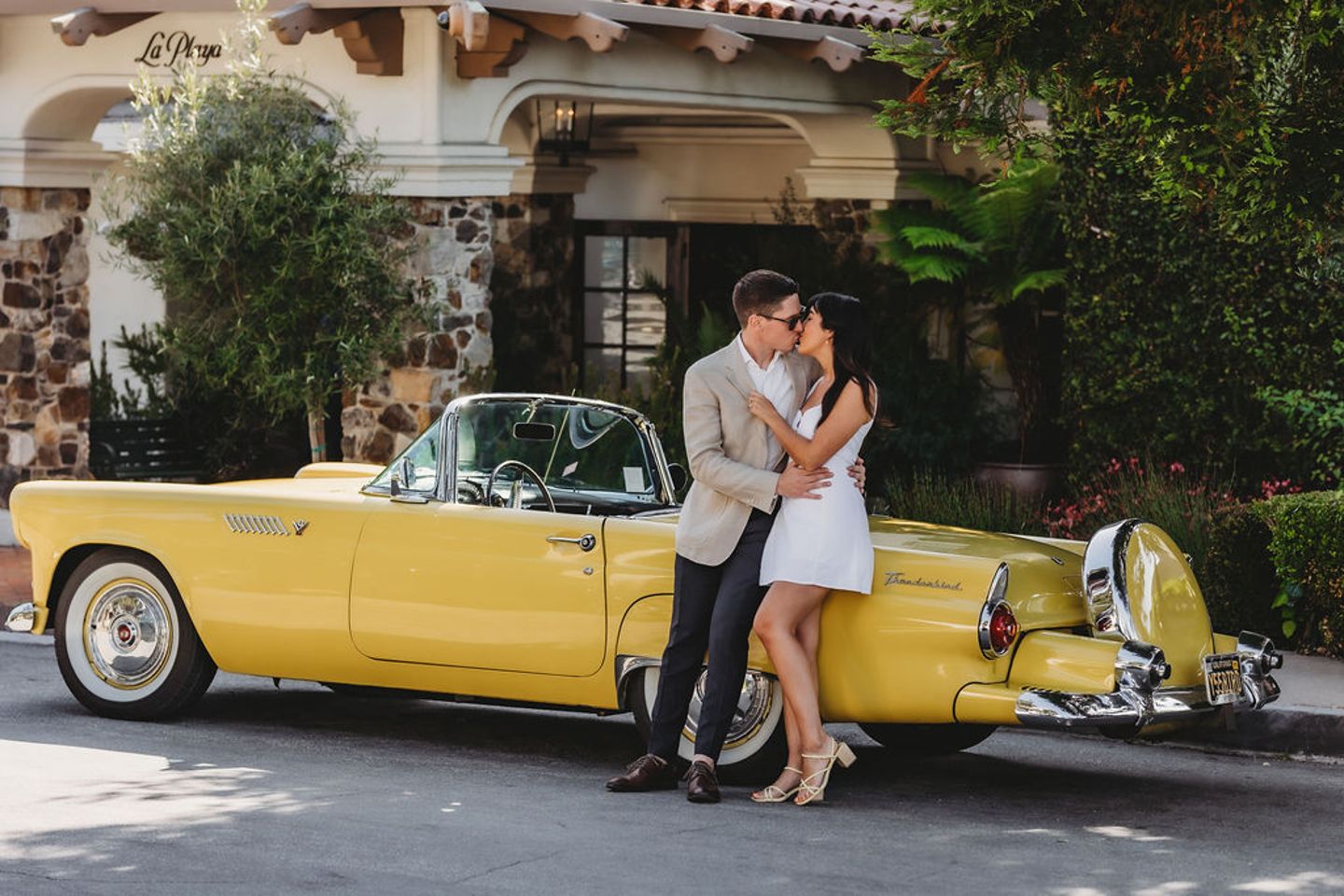 Couple with car
