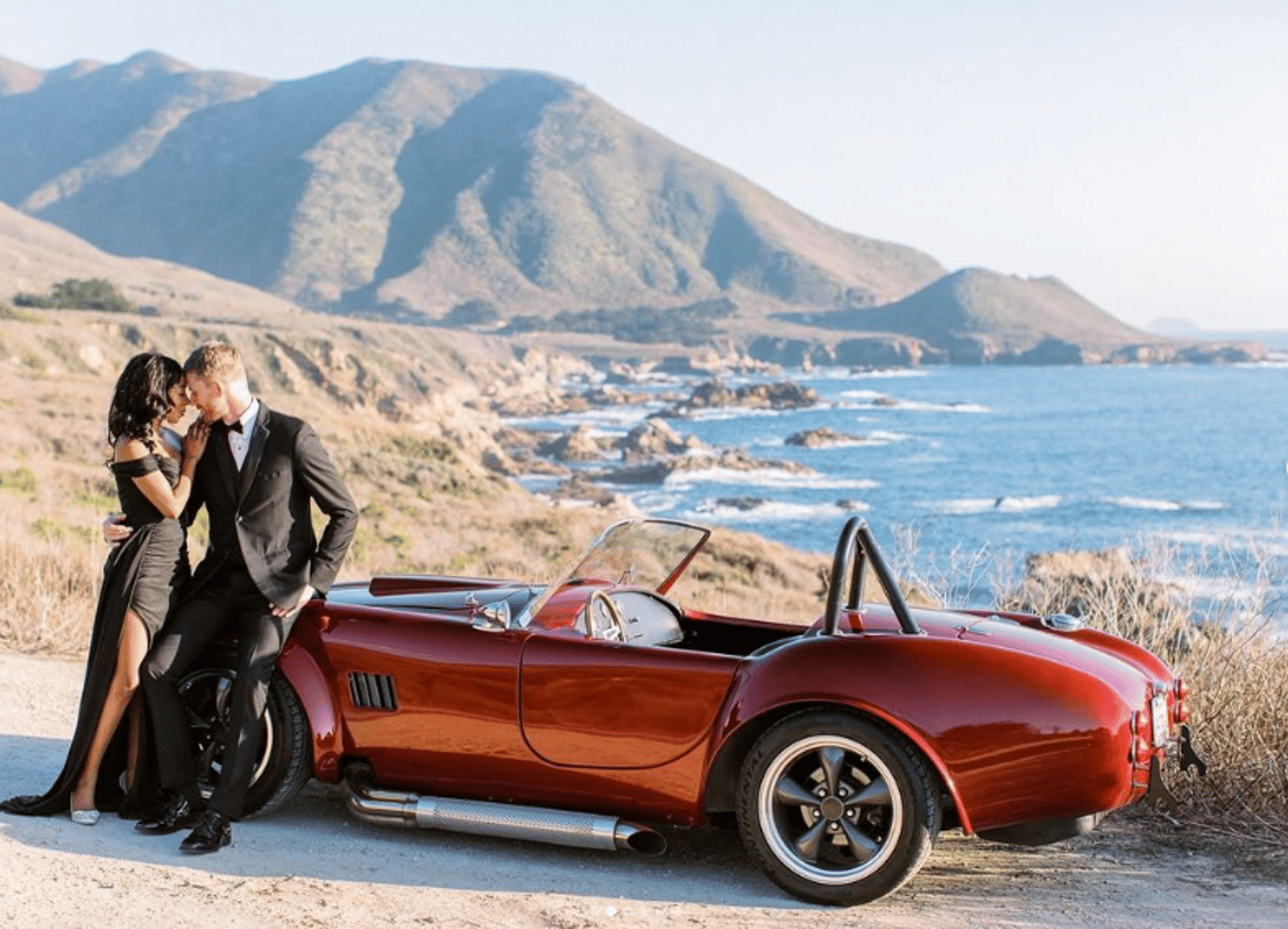 Couple with car