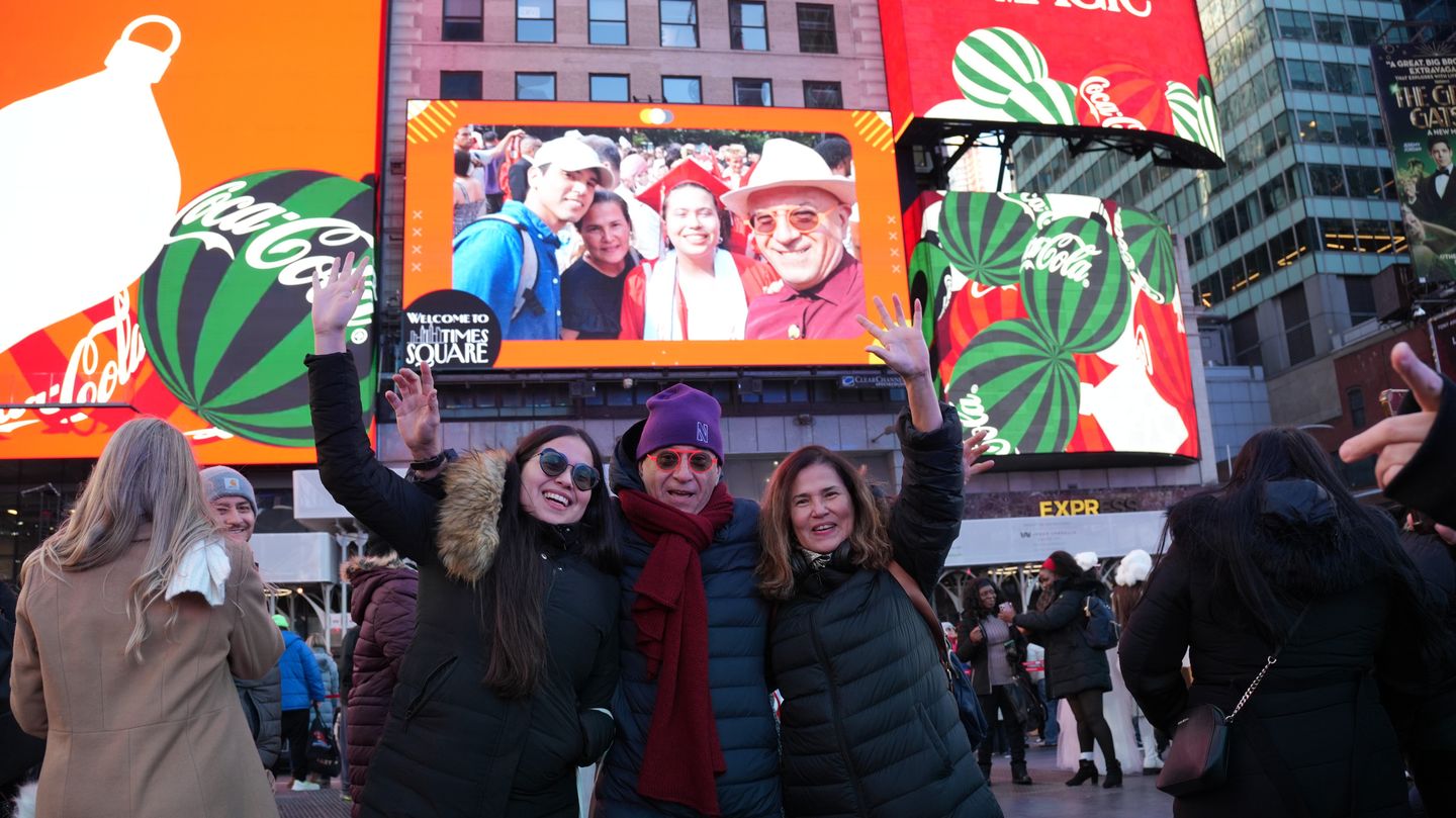 Graduation Picture on Billboard