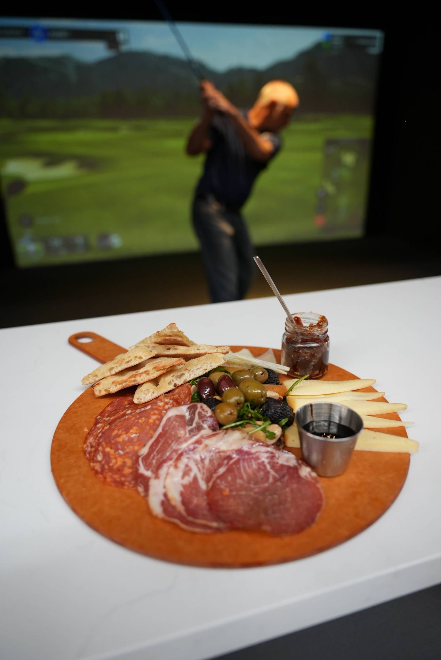 Charcuterie Board and Golf