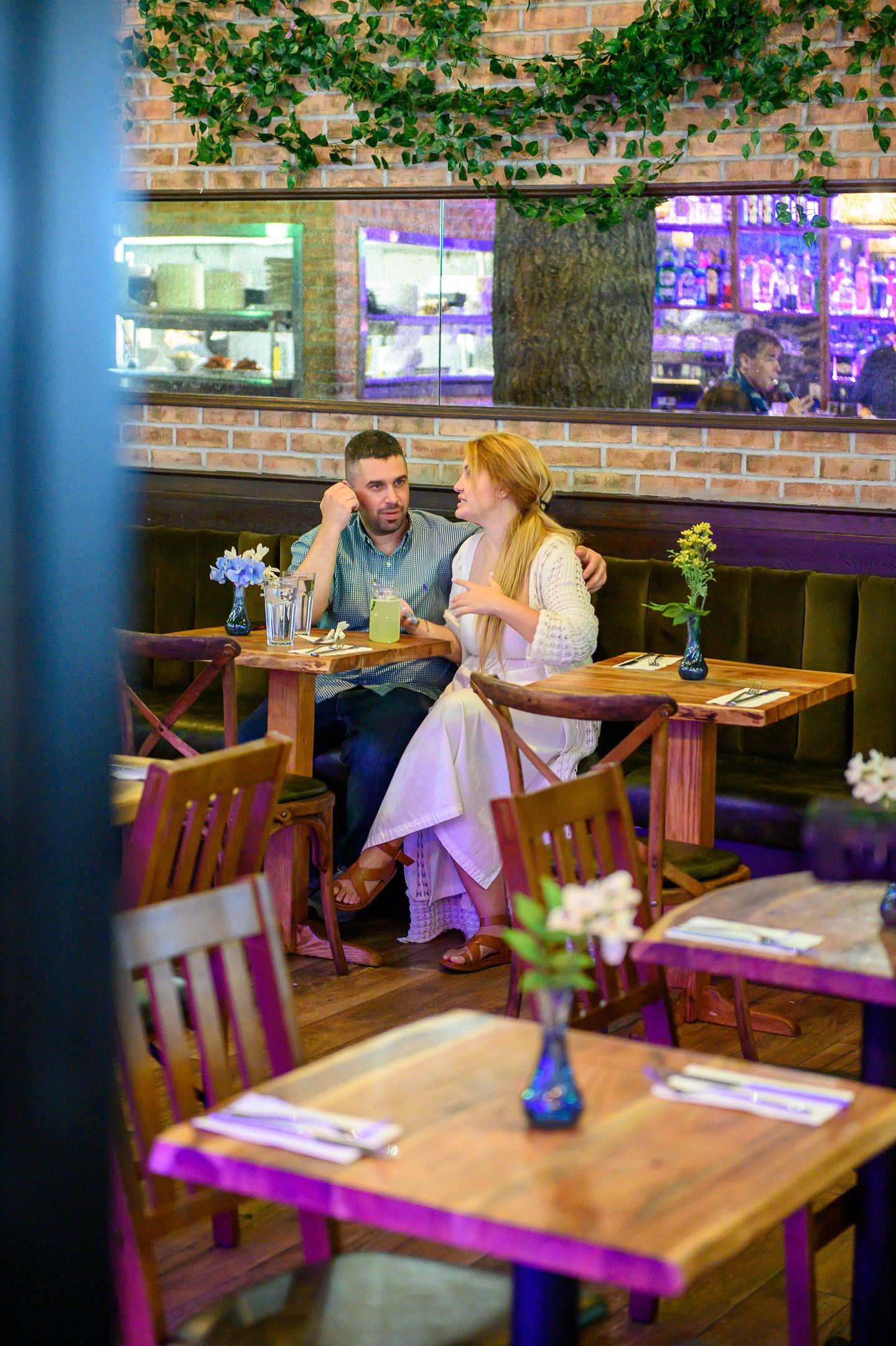 Couple having dinner