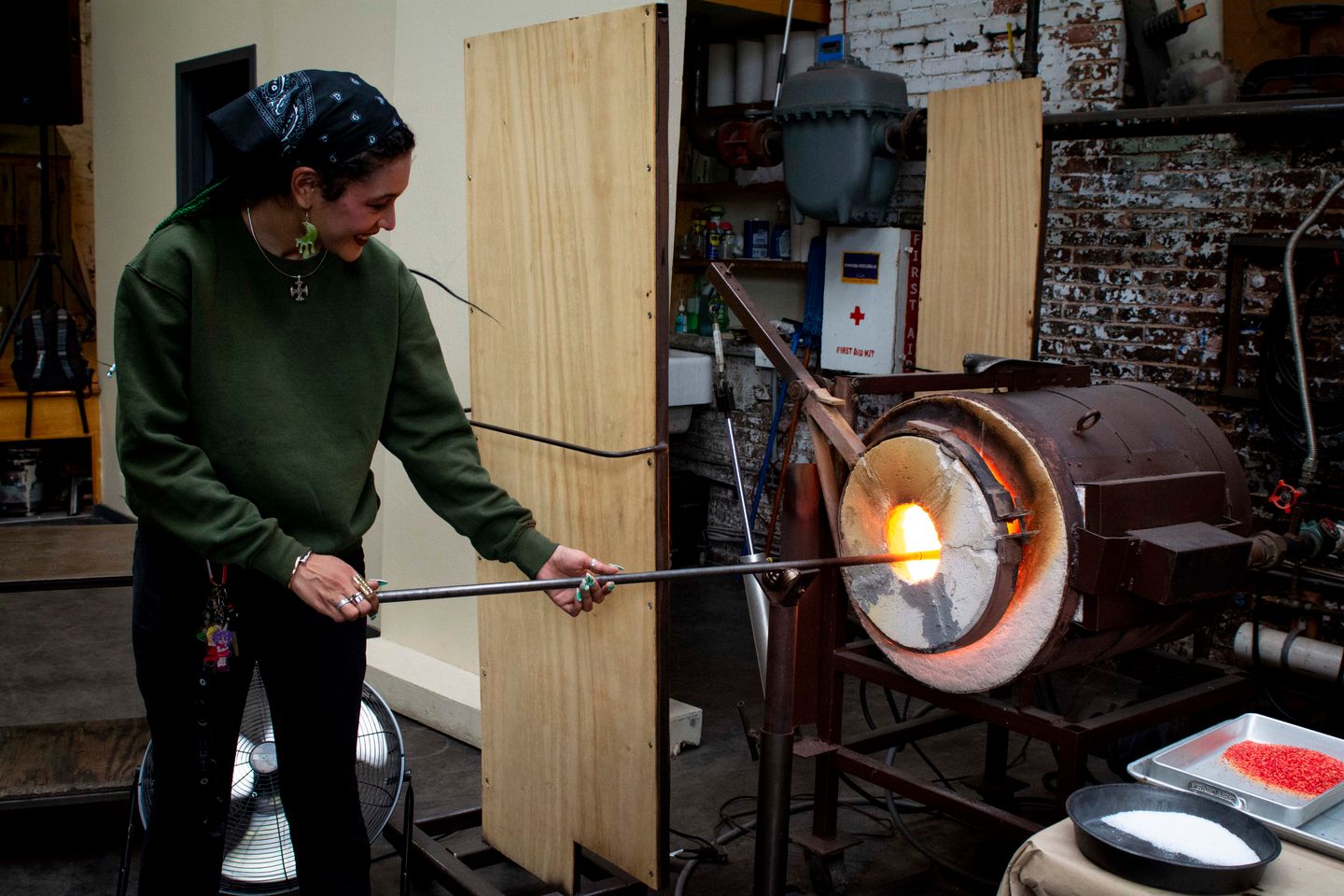 Heating the Glass 