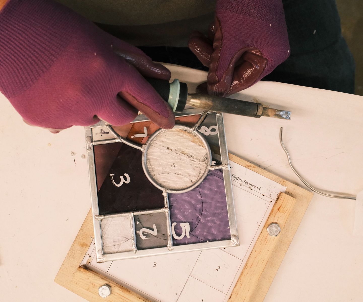 Stained Glass Making