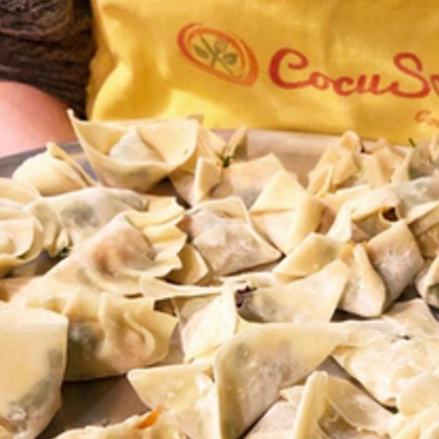 Finished dumplings