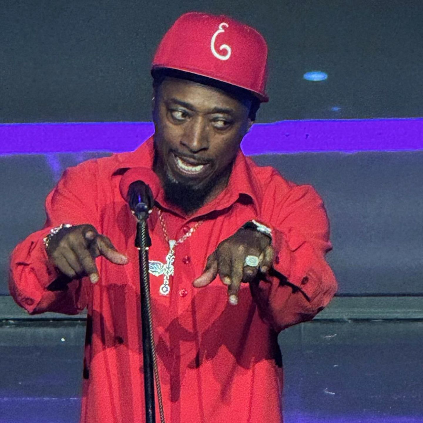 Eddie up close