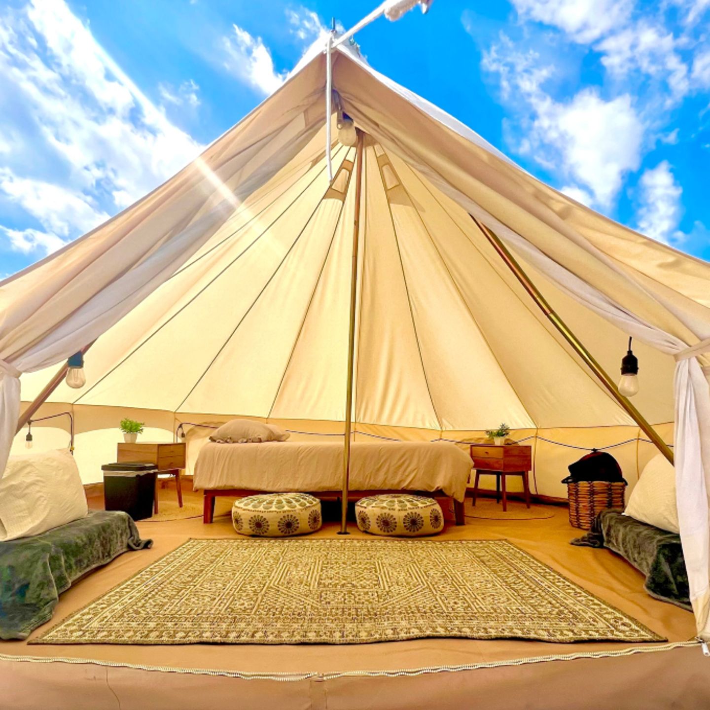 Glamping tent