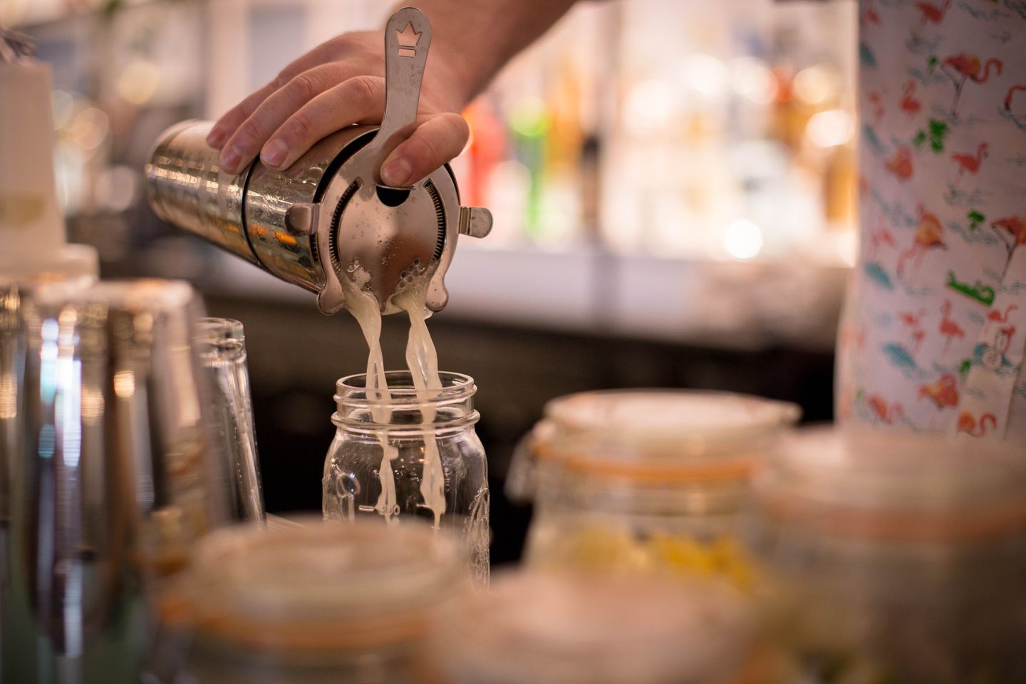 Royal Palms Bartender Pouring