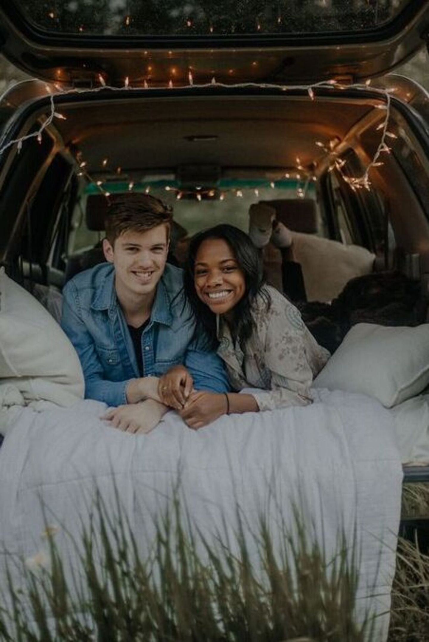 Couple in Jeep