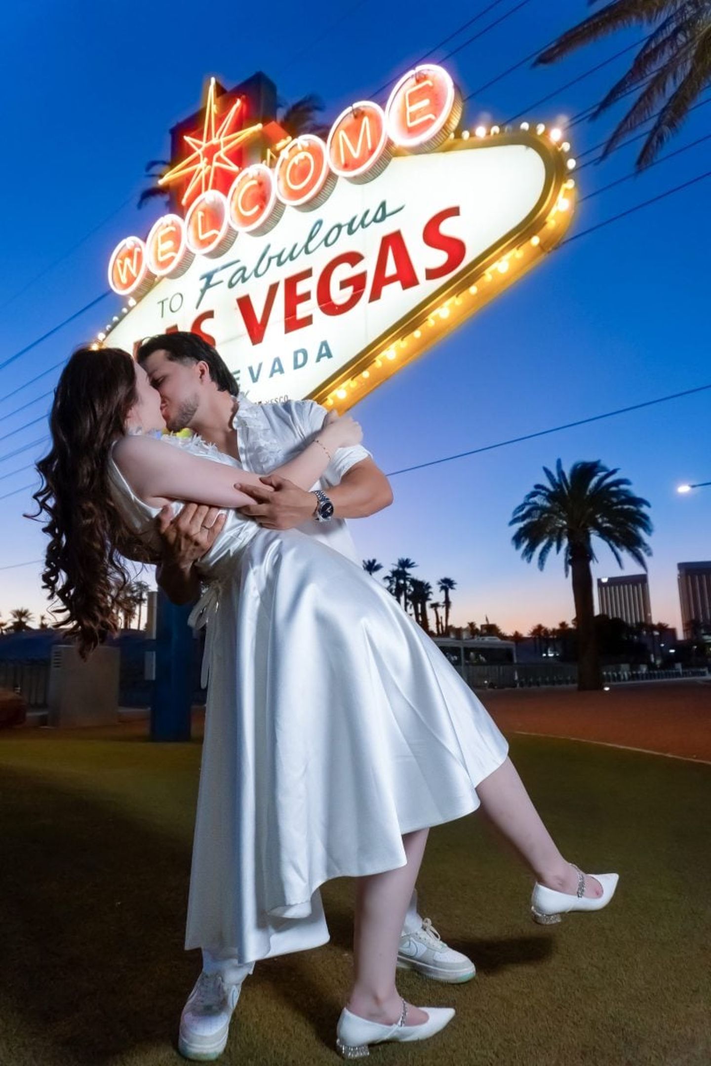 Couple in Vegas