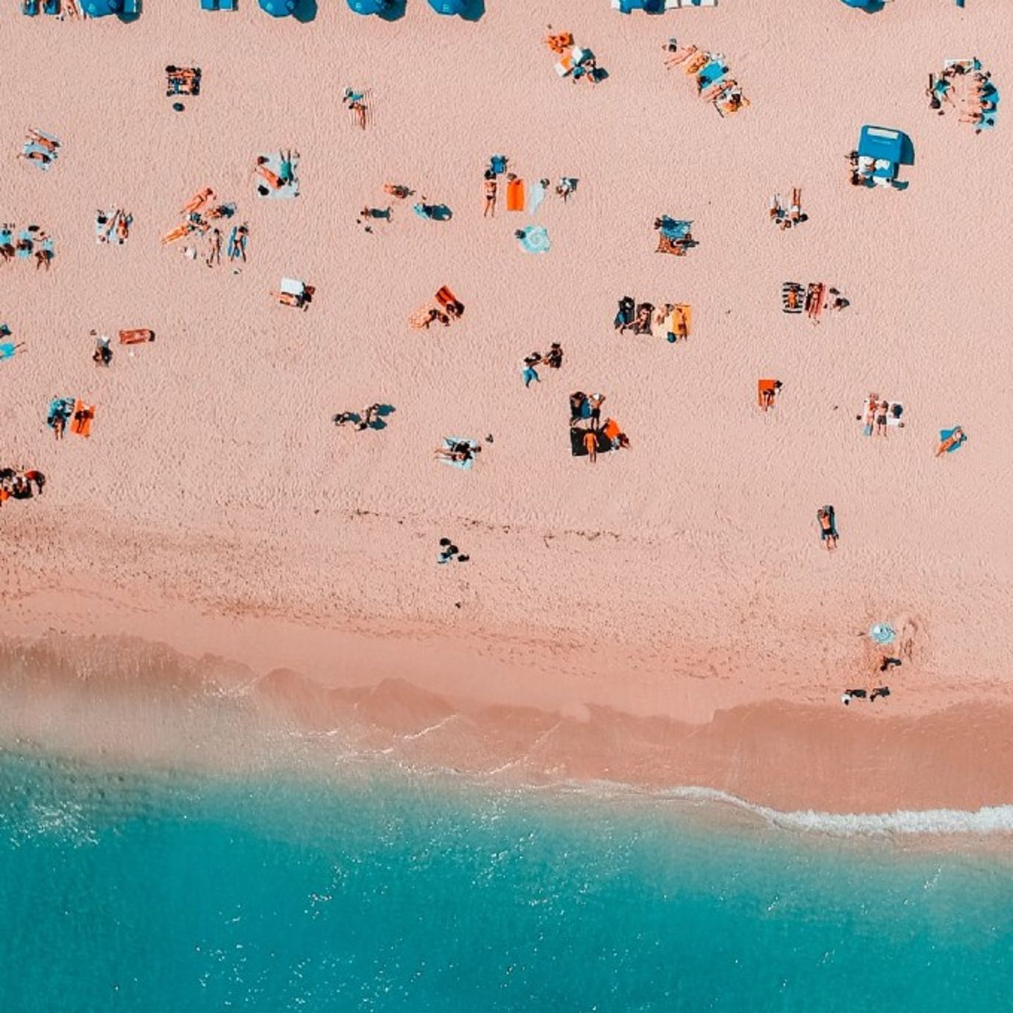 People Out on Beach
