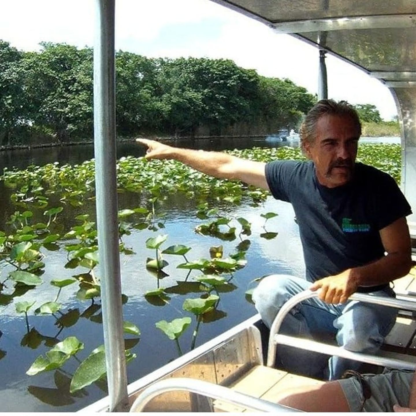 Airboat on the Everglades
