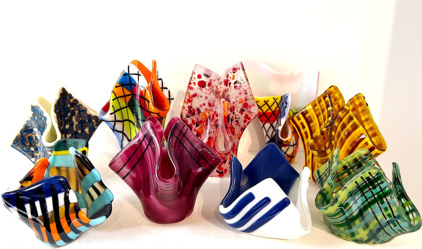 Finished glass pieces