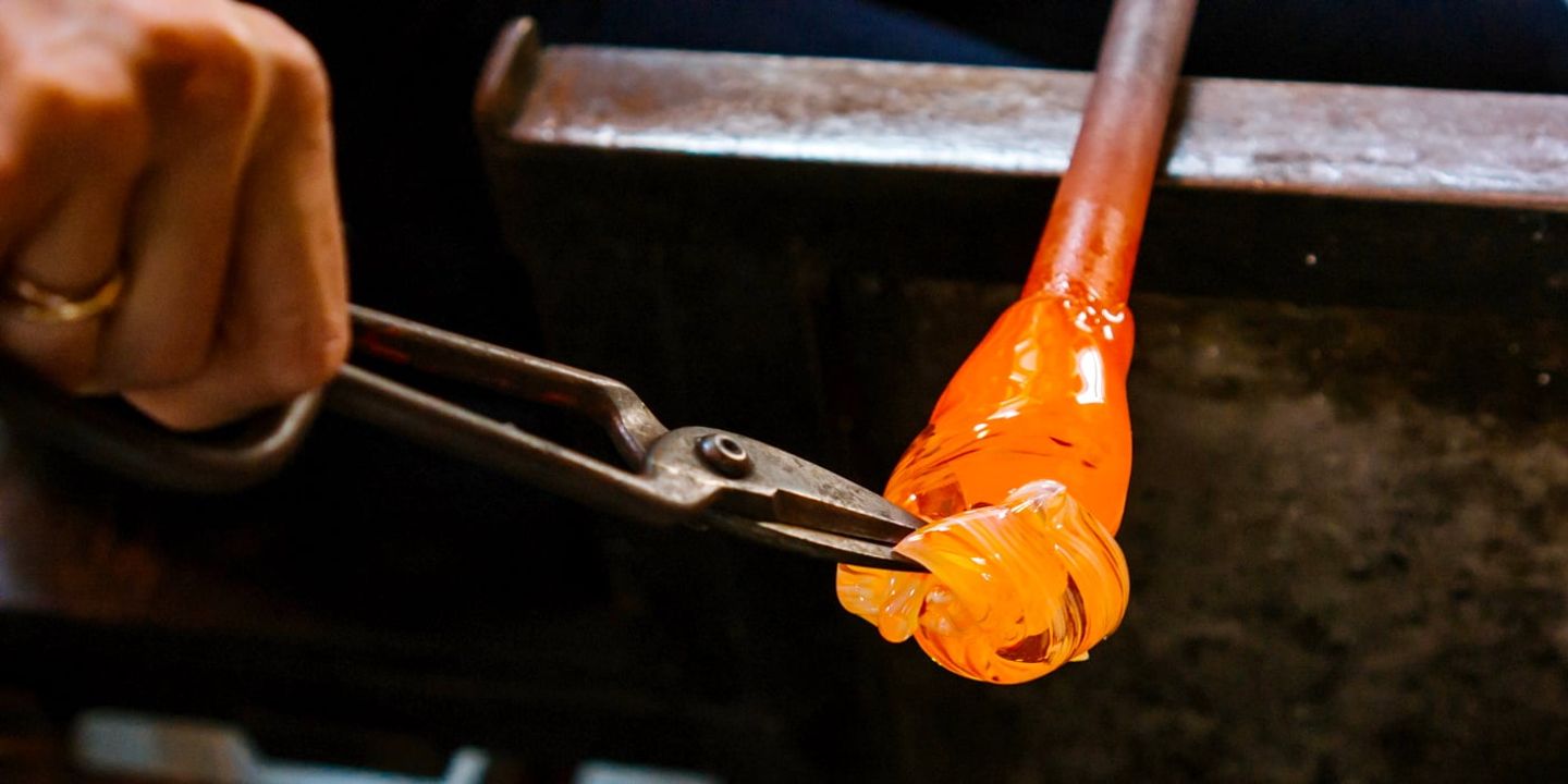 Person working glass