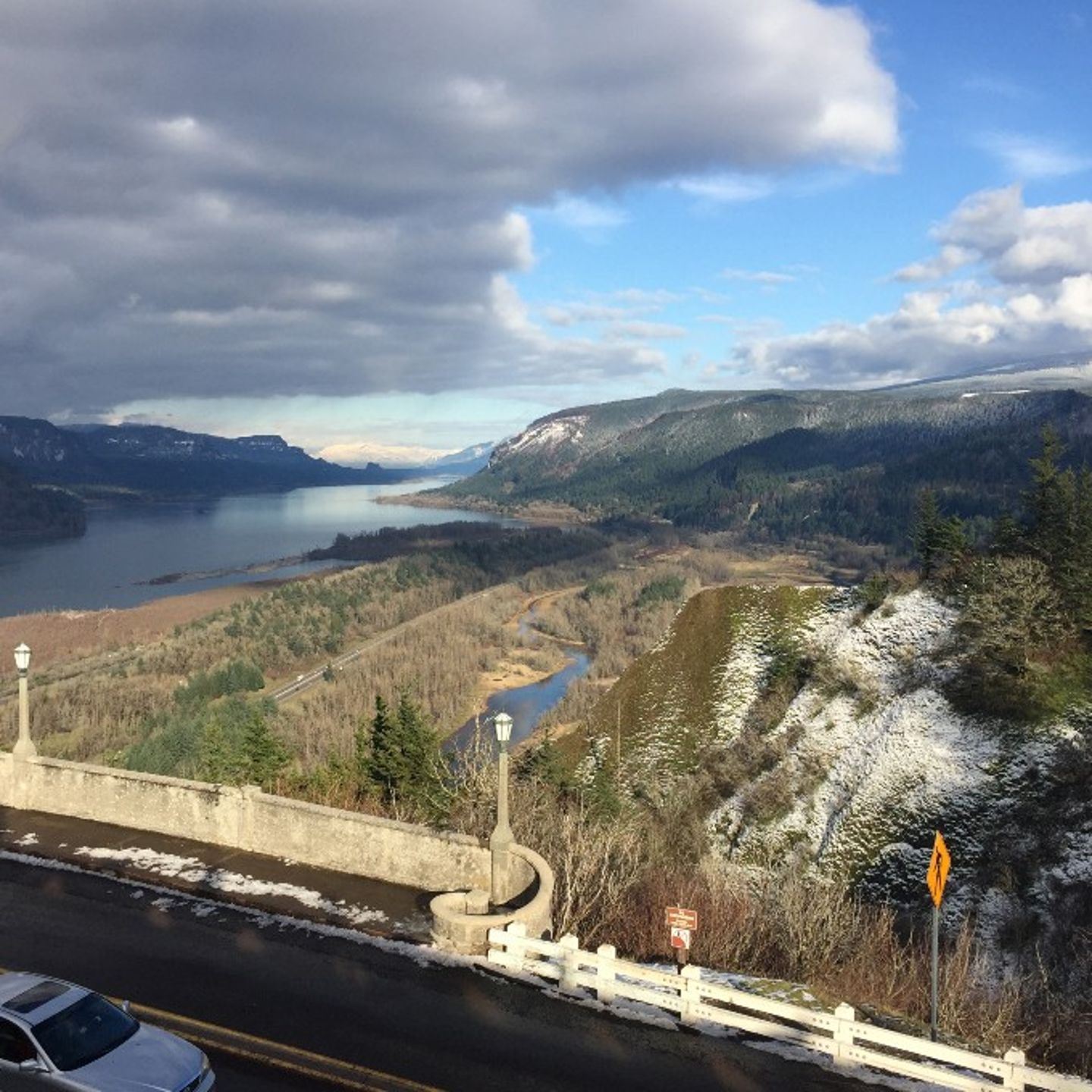 View from road