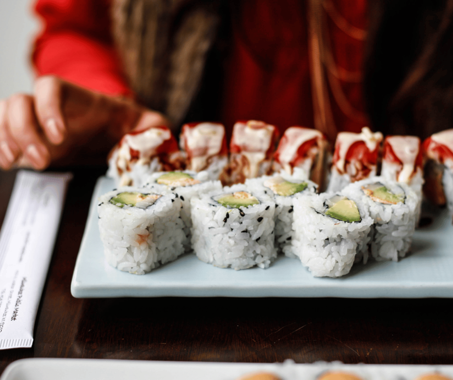 Plate of sushi