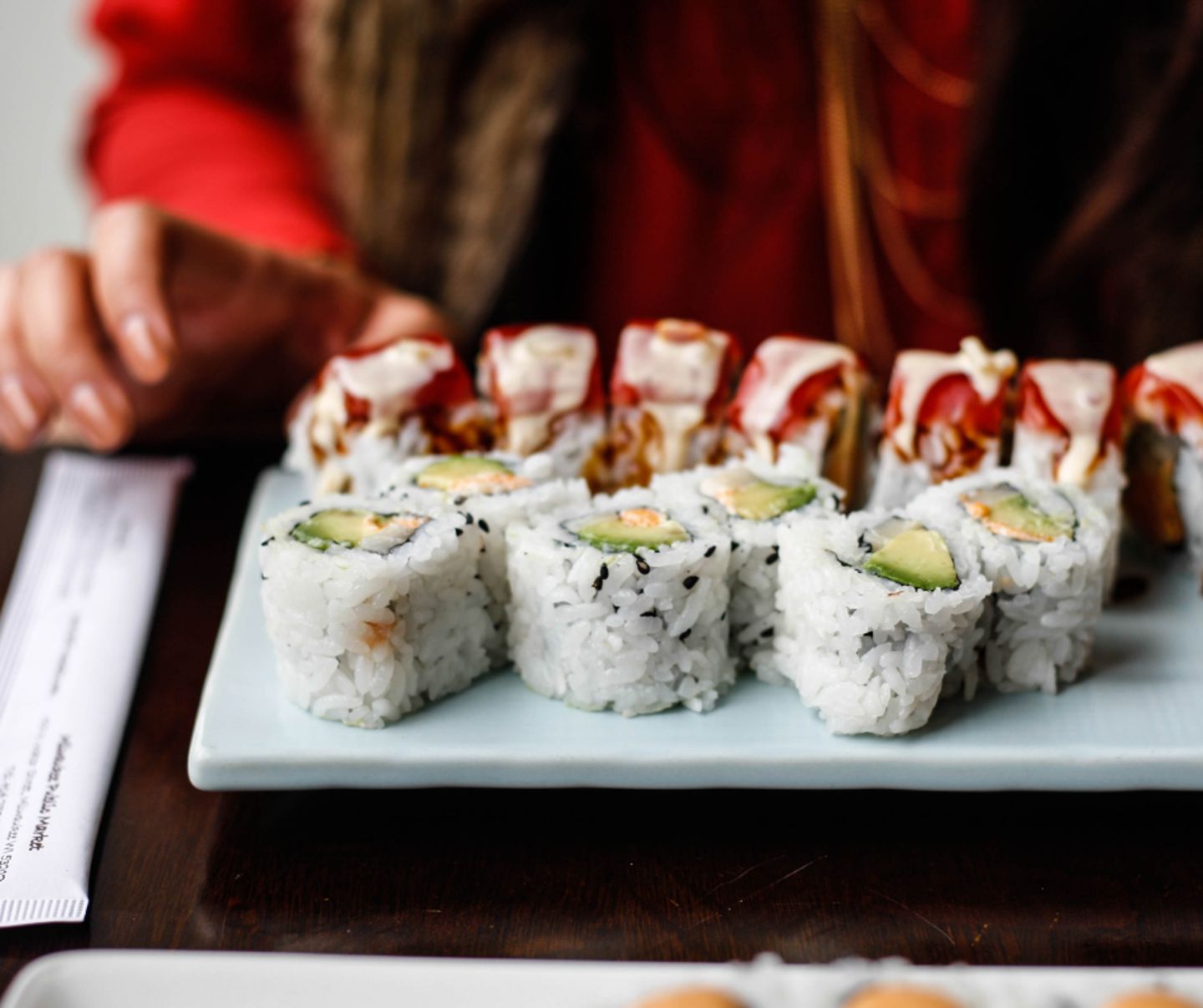 Plate of sushi