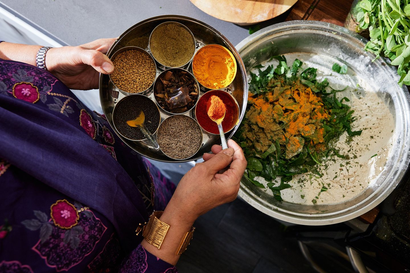 Making Indian Cuisine