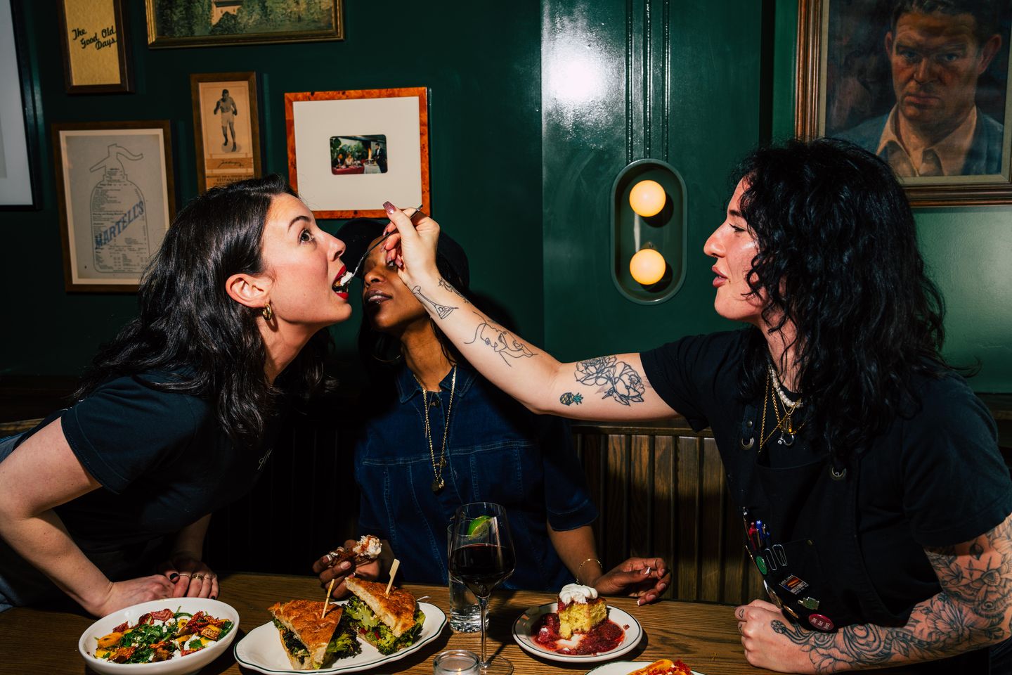 Friends Eating Brunch