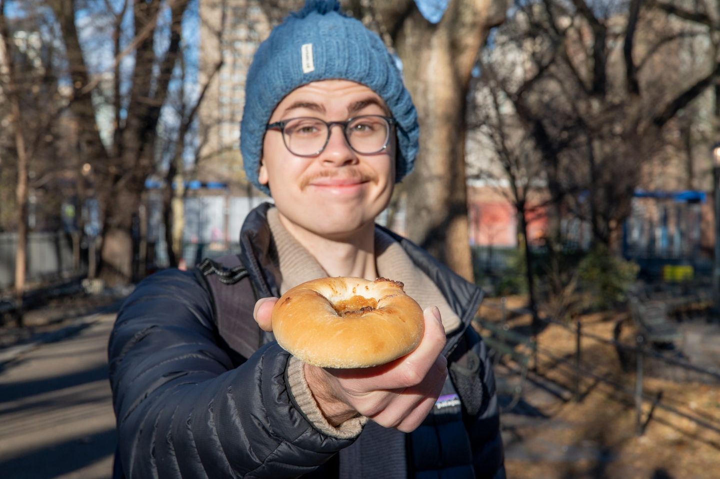 Guy with Bagel