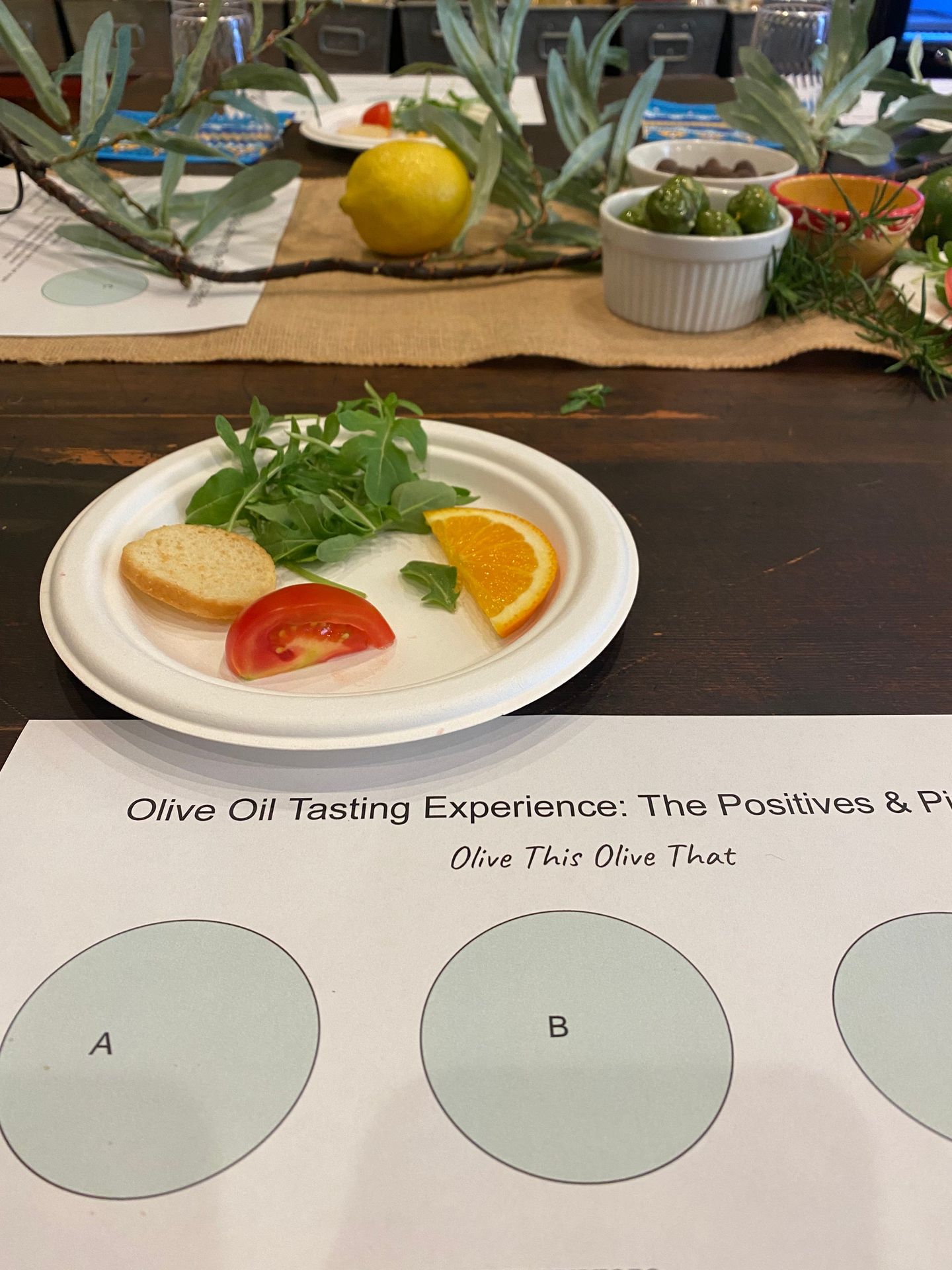 Garnishes for Tasting