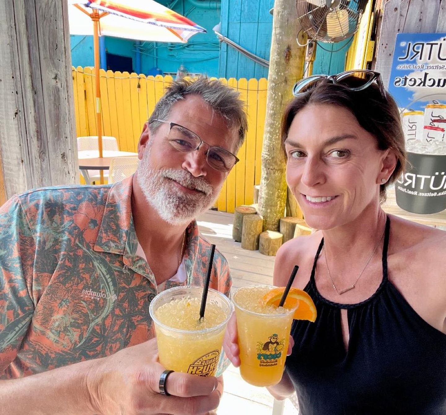 Couple with Drinks on Food Tour