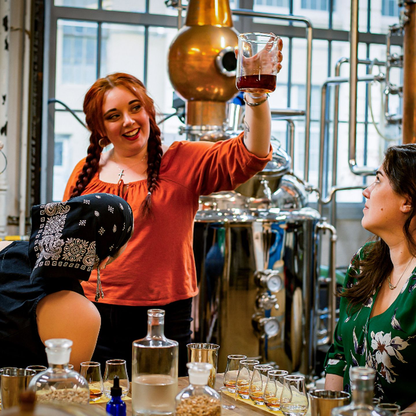 Group during tasting