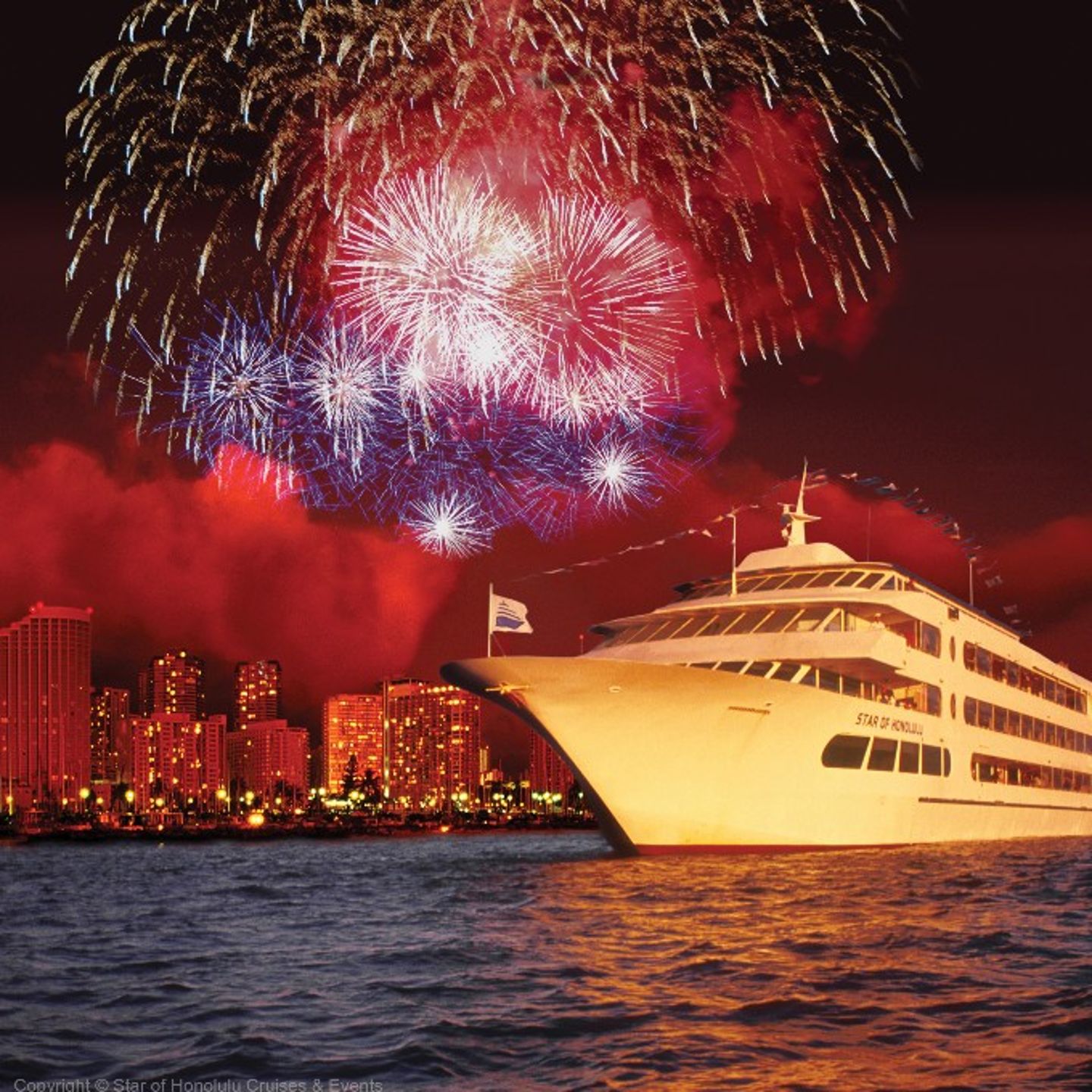 Boat with Fireworks