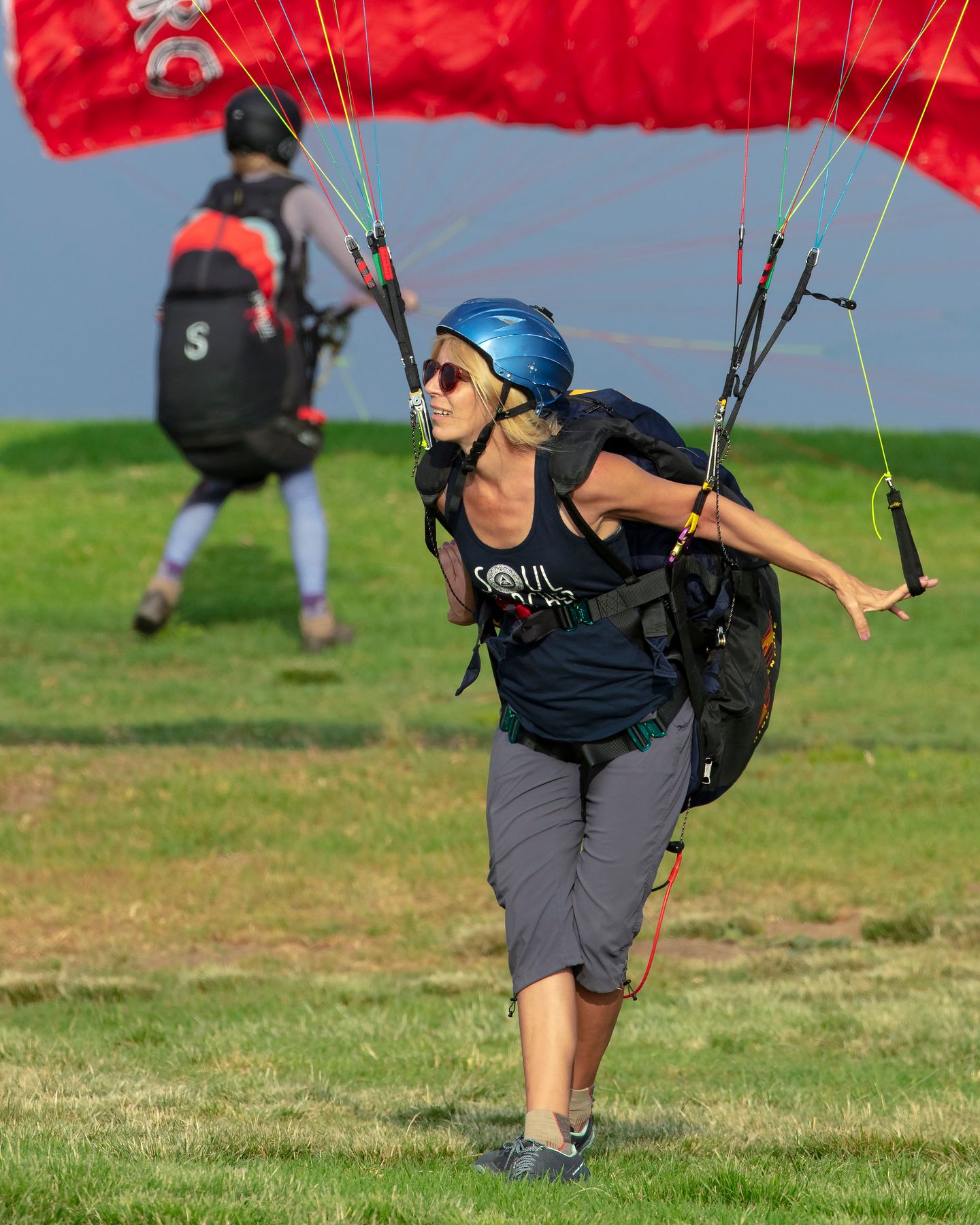 Person landing on ground
