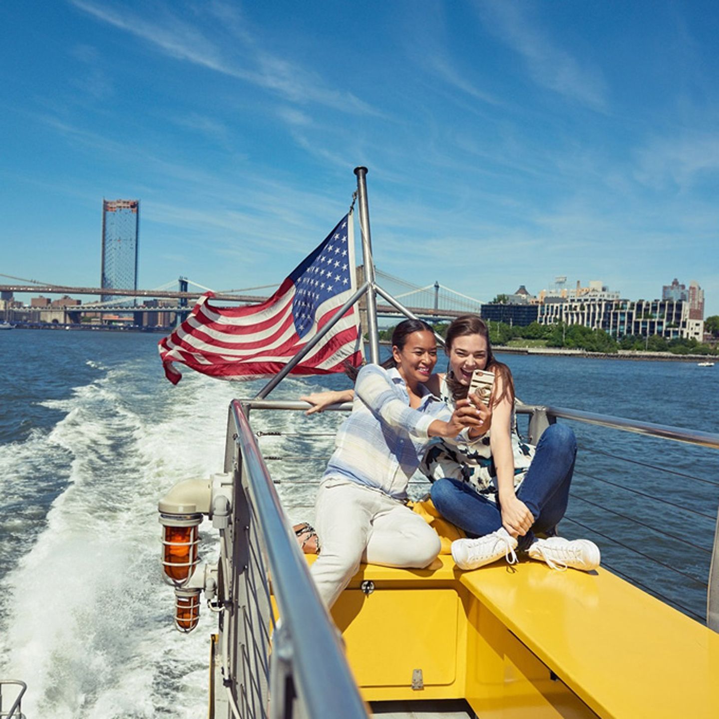 Ride a Water Taxi in New York, New York
