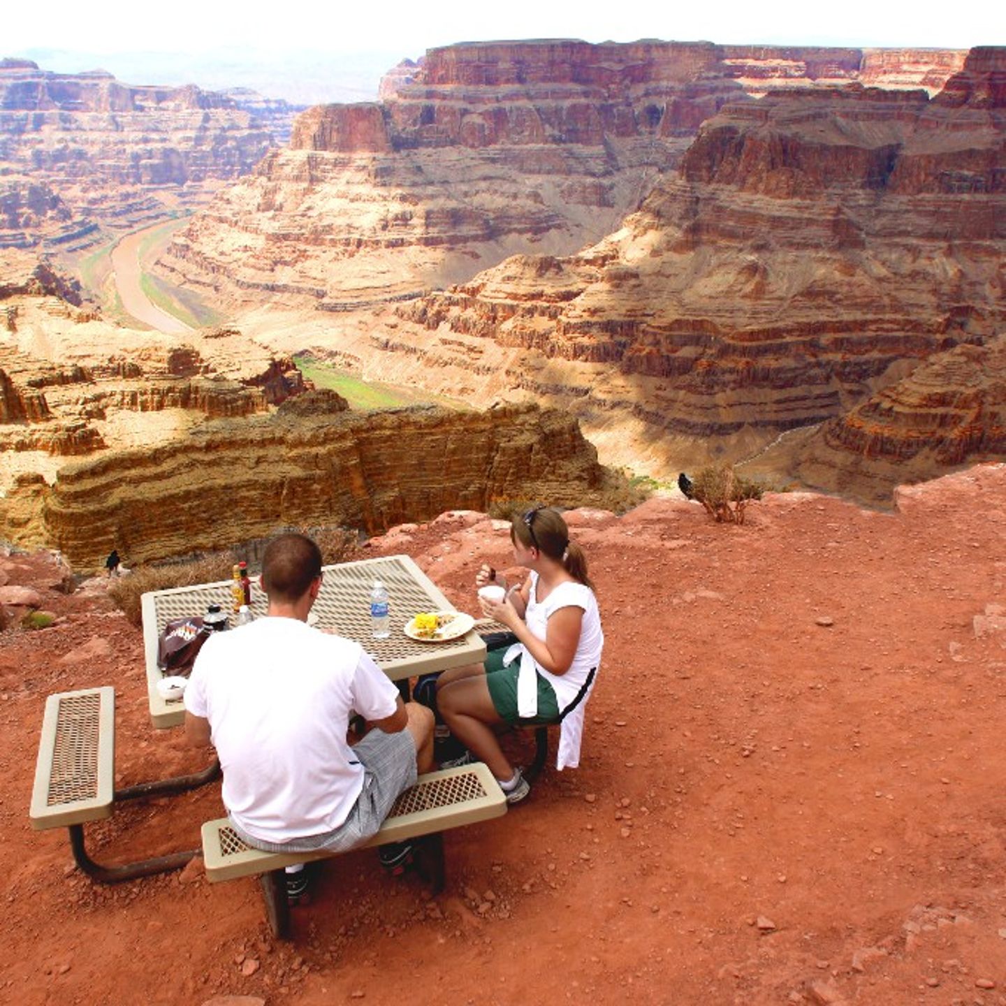 Picnic in canyon