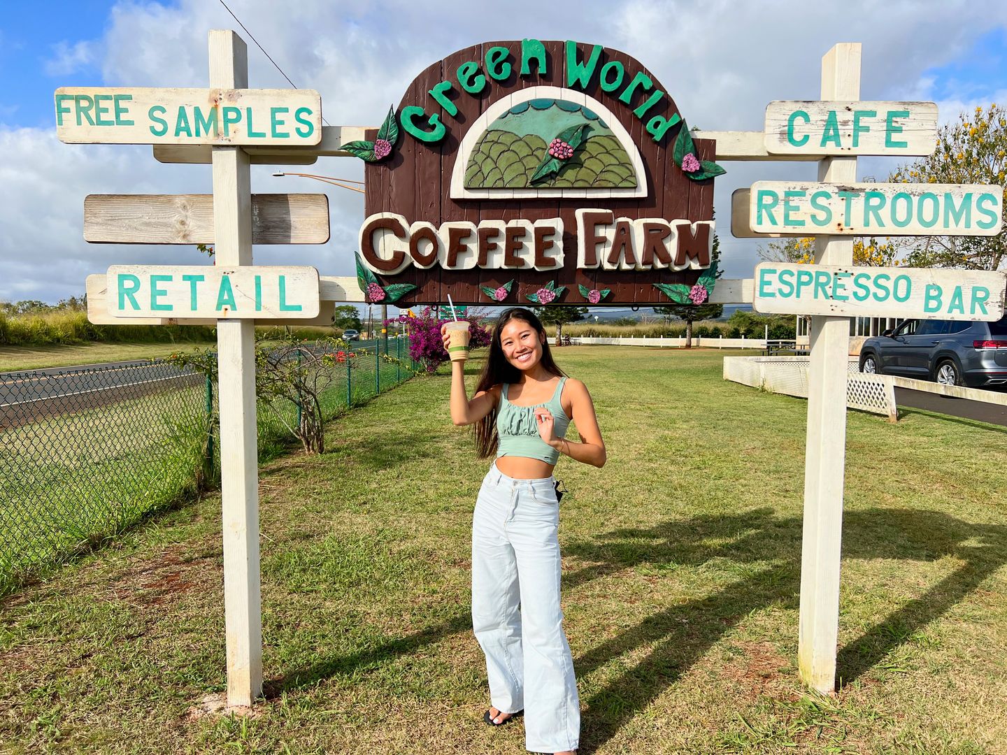 Woman at coffee farm